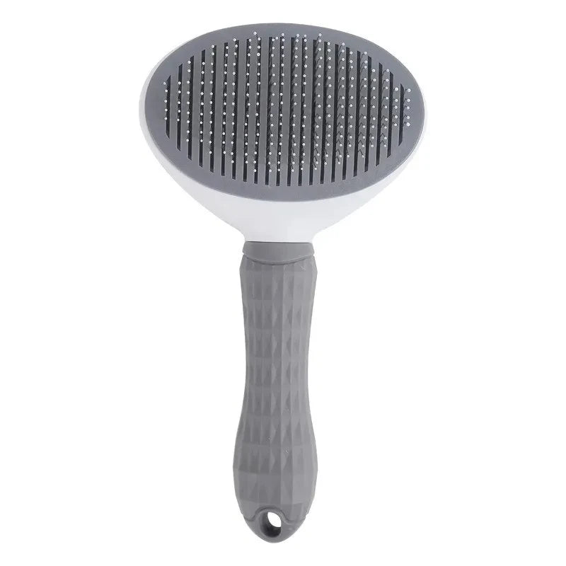 Self-Cleaning Pet Grooming Brush - Dematting Comb for Dogs & Cats