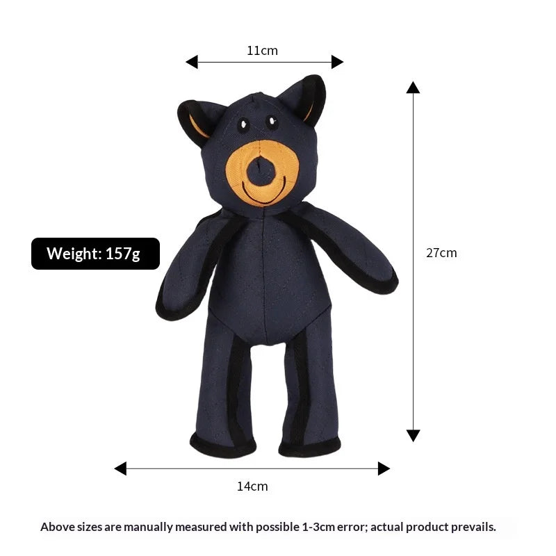 Heavy-Duty Chew Toy for Dogs - Durable Squeaky Teddy Bear Toy for Large Breeds