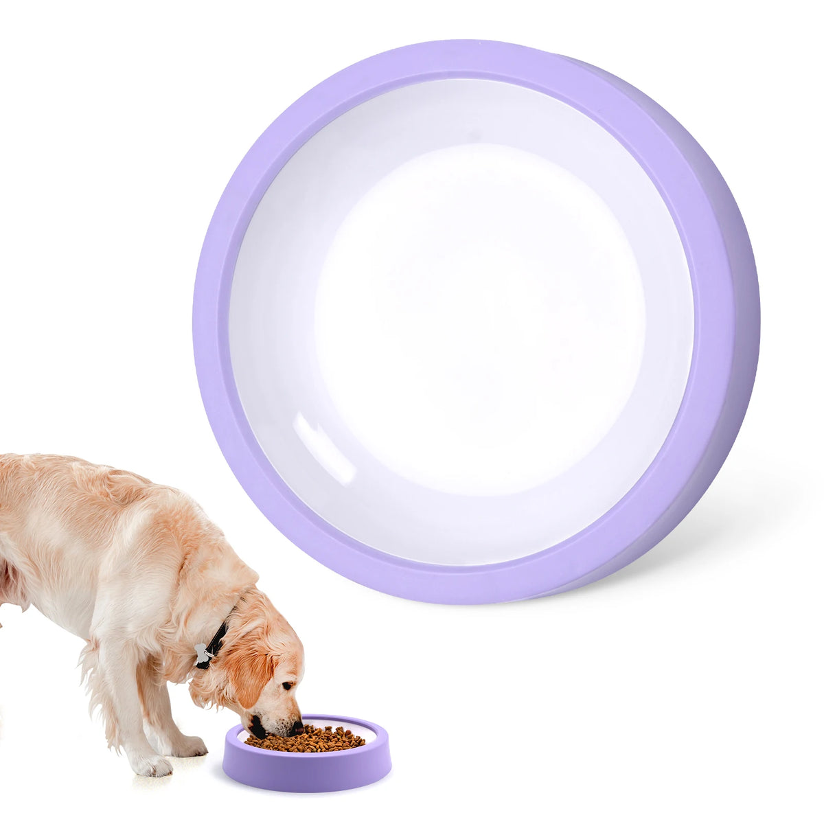 Fun Slow Feeder Puzzle Bowl for Dogs - Anti-Gulping, All Sizes