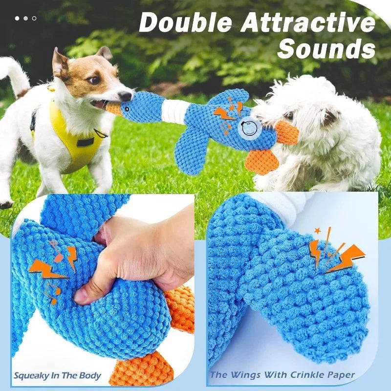 Durable Chew Toy for Aggressive Chewers - Interactive Plush Toy for Dogs & Cats