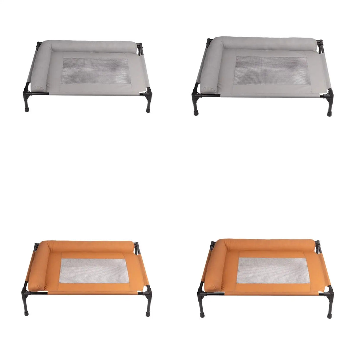 Elevated Metal Frame Pet Cot - Heavy-Duty Indoor/Outdoor Bed