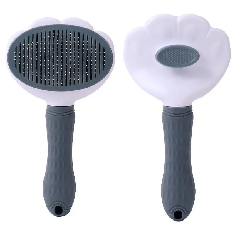 Pet Grooming Comb & Brush Set - Self-Cleaning Hair Remover for Dogs & Cats